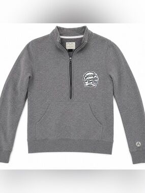Gonzaga University Quarter Zip Sweatshirt Womens Small Grey Campus Pullover